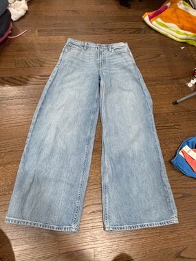 GAP Light Blue Wide-Leg Women's Jeans